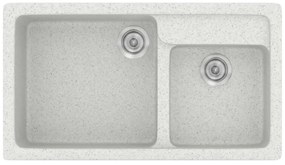 Sanitec Classic 317 Granite White Νεροχύτης