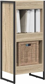 vidaXL Βιβλιοθήκη 40 x 30 x 86,5 εκ Επεξεργασμένο Ξύλο Σονόμα