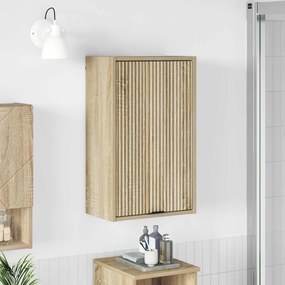vidaXL Ντουλάπι Μπάνιου Δρύς Sonoma 39 x 23,5 x 65 εκ.