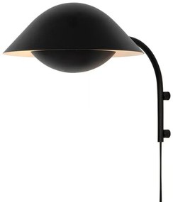 Απλίκα Φωτιστικό Τοίχου E14 40W IP20 Μαύρο Freya 2213101003 Nordlux-2213101003-Μαύρο 2213101003