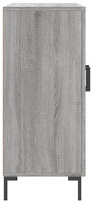 vidaXL Ντουλάπι Γκρι Sonoma 90 x 34 x 80 εκ. από Επεξεργασμένο Ξύλο