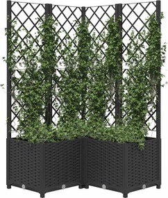 vidaXL Κήπος Μαύρο 80 x 80 x 136 cm
