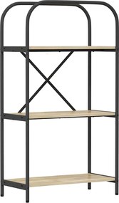 vidaXL Ράφι Βιβλίων Δρύς Sonoma 60 x 30 x 109 εκ Επεξεργασμένο ξύλο