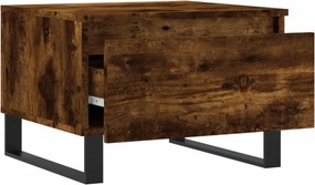 vidaXL Τραπεζάκια Σαλονιού 2 τεμ. Καπνιστή Δρυς 50x46x35 εκ Επεξ. Ξύλο