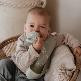 Σαλιάρα Σιλικόνης 4+ Μηνών Miffy Koko Green 69-24734