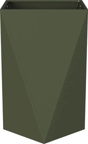 vidaXL Γλάστρα Ελιά Πράσινη 50 x 50 x 75 cm Ατσάλι