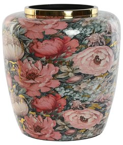 Βάζο Home ESPRIT Πολύχρωμο Ροζ Μέταλλο 33 x 33 x 35 cm