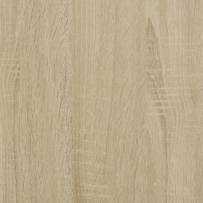vidaXL Κάλυμμα Καλοριφέρ Sonoma Δρυς 149x20x82 εκ. Επεξεργασμένο Ξύλο