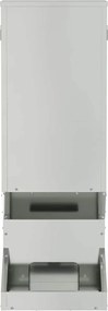 vidaXL Ταΐστρα ελαφιών Ασημί 28 x 30 x 80 εκ. Επικαλυμμένος Χάλυβας