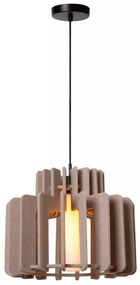 Φωτιστικό Κρεμαστό Lucide 45491-40-41 ROLLO Τοπέ (Taupe)|Λευκό (White)