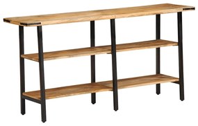 vidaXL Τραπέζι Κονσόλα 140x35x70 εκ. από Μασίφ Ξύλο Μάνγκο