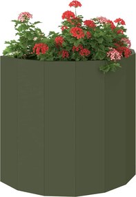 vidaXL Γλάστρα Ελιά Πράσινη 60 x 30 x 50 εκ. Ατσάλι