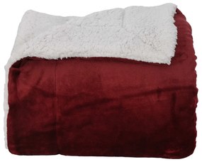 vidaXL Κουβέρτα Βεραμάν Κόκκινο 150 x 200 cm Μαλλί