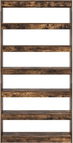 vidaXL Βιβλιοθήκη 6 επιπέδων 100 x 30 x 198 εκ. Επεξεργασμένο Ξύλο