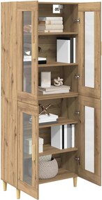 vidaXL Highboard Artisan Oak 69,5 x 34 x 180 εκ. Επεξεργασμένο ξύλο