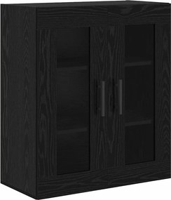 vidaXL Highboard 2 τμχ. Μαύρη Οξυά 69,5 x 34 x 180 εκ.