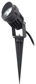 Επιδαπέδιο Καρφωτό Φωτιστικό LED 5W IP65 3000K Σκούρο Γκρι E153 Zambelis-E153-Ανθρακί E153