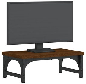 vidaXL Βάση Οθόνης Καφέ Δρυς 37 x 23 x 14 εκ. από Επεξεργασμένο Ξύλο