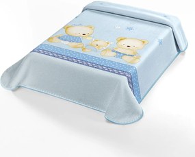 ΚΟΥΒΕΡΤΑ ΙΣΠΑΝΙΑΣ ΑΓΚΑΛΙΑΣ 80X110 BELPLA STER 663 BLUE