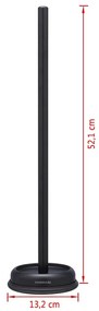 Sealskin Βάση για Ρολά Υγείας Acero Μαύρη 361731819