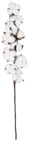 Τεχνητό Κλαδί Cotton 20559 55cm Brown-White GloboStar Polyethylene,Fabric