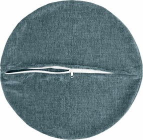 vidaXL Κάλυμμα Μαξιλαριού 2 τμχ. HEERLEN Μπλε Ø 60 cm Ύφασμα Chenille