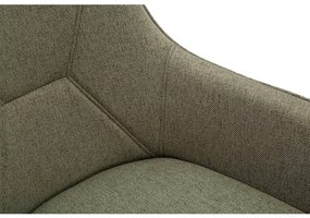 Καρέκλα 2τμχ Πράσινο/Μαύρο VICENZA 63x58x85.5