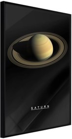 Αφίσα - The Solar System: Saturn - 30x45 - Μαύρο - Χωρίς πασπαρτού