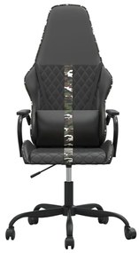 Καρέκλα Gaming Μασάζ Παραλλαγή &amp; Μαύρο από Συνθετικό Δέρμα - Πολύχρωμο