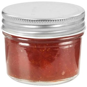 vidaXL Βάζα Μαρμελάδας 48 τεμ. 110 ml Γυάλινα με Ασημένια Καπάκια