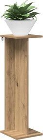 vidaXL Βάση φυτών Artisan Δρυς 25 x 25,5 x 80,5 εκ. Επεξεργασμένο Ξύλο
