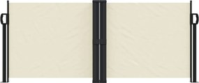 vidaXL Σκίαστρο Πλαϊνό Συρόμενο Κρεμ 100 x 600 εκ.