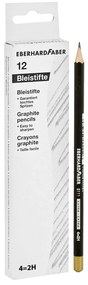 Μολύβι μαύρο extra νο2=β, no4=2h, νο5=5h πακ=12τεμ  Faber 511101, 511112, 511115 S2 60-637-S2