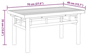 ΤΡΑΠΕΖΑΚΙ ΣΑΛΟΝΙΟΥ 70X40X35 ΕΚ. ΑΠΟ ΜΠΑΜΠΟΥ 366468