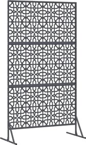 VidaXL Οθόνη Ιδιωτικότητας 100 x 50 x 180 εκ. Ατσάλι Ανθρακί