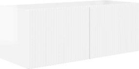 vidaXL Ντουλάπι TV 8 pcs Υψηλής γυαλάδας λευκό