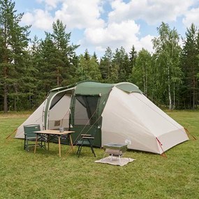 vidaXL Αυτόματη Τέντα Πράσινο 524 x 232 x 192 εκ.