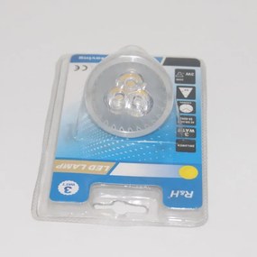 LED ΛΑΜΠΑ GU10/3W/3000K 0728-0728