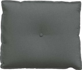 vidaXL Μαξιλάρι Πλάτης Σκούρο Γκρι 60 x 19 x 50 εκ ύφασμα