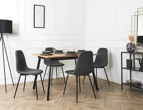 ΚΑΡΈΚΛΕΣ &amp; ΠΟΛΥΘΡΌΝΕΣ CHAIR ATOM GREY M4 HD0476