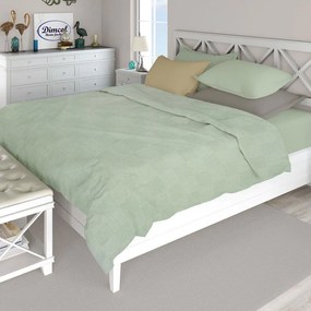 Κουβέρτα Πικέ Μονόχρωμη Pistachio DimCol Μονό 165x250cm 100% Βαμβάκι