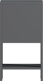 Κομοδίνο Reppo pakoworld ανθρακί 30x30x55εκ