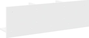 vidaXL Ντουλάπι Τοίχου Λευκό 100x16,5x30 εκ. από Επεξεργασμένο Ξύλο