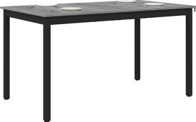 vidaXL Τραπεζαρίες 140 x 80 x 75 cm ΜΕΤΑΛΛΟ