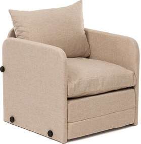 1-Seat Sofa-Bed Saga Single - Beige Beige