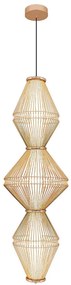Φωτιστικό Οροφής 701CHD1669 Φ25x160cm Led 2400lm 24W 3000K Gold Opviq
