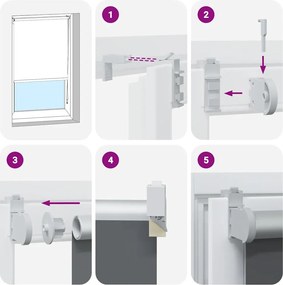 vidaXL Roller Blind Blackout Μπεζ 130x175 cm Πλάτος υφάσματος 126,6cm