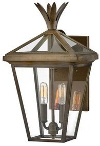 Απλίκα Φωτιστικό Τοίχου Μεσαίο 2xE14 40W IP44 Palma Elstead HK-PALMA-M-BU Μπρονζέ
