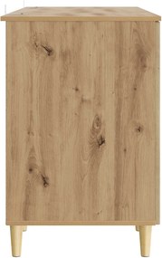 vidaXL Γραφείο Artisan Δρυς Επεξεργασμένο Ξύλο 142,5 x 50 x 75 εκ.