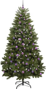 vidaXL Τεχνητό Χριστουγεννιάτικο Δέντρο 240 cm 300 LED Θερμό λευκό